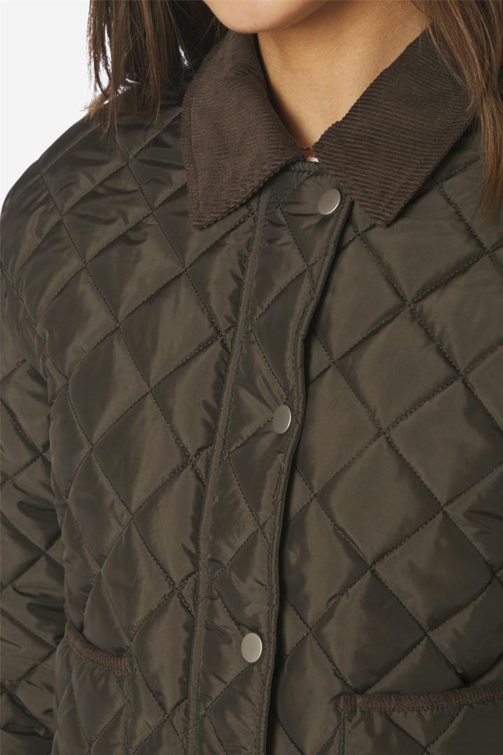Kanya Quilt Jacket Khaki