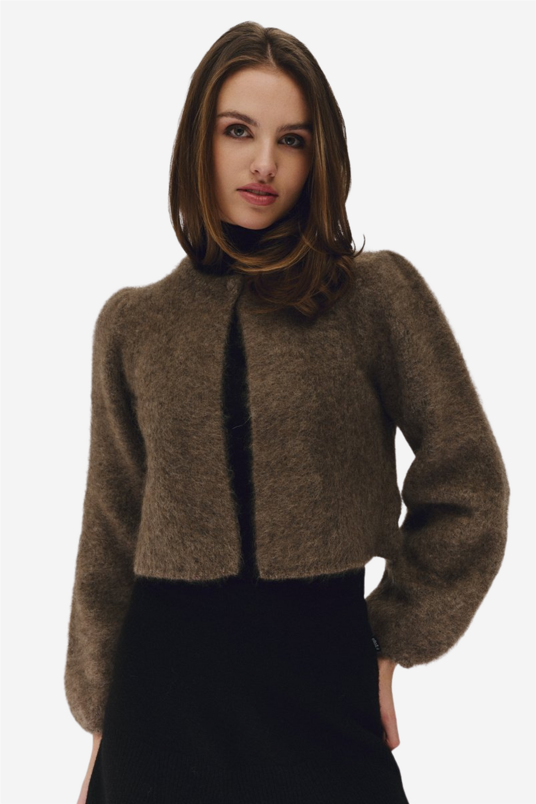 Amelia Chunky Cardigan Brown