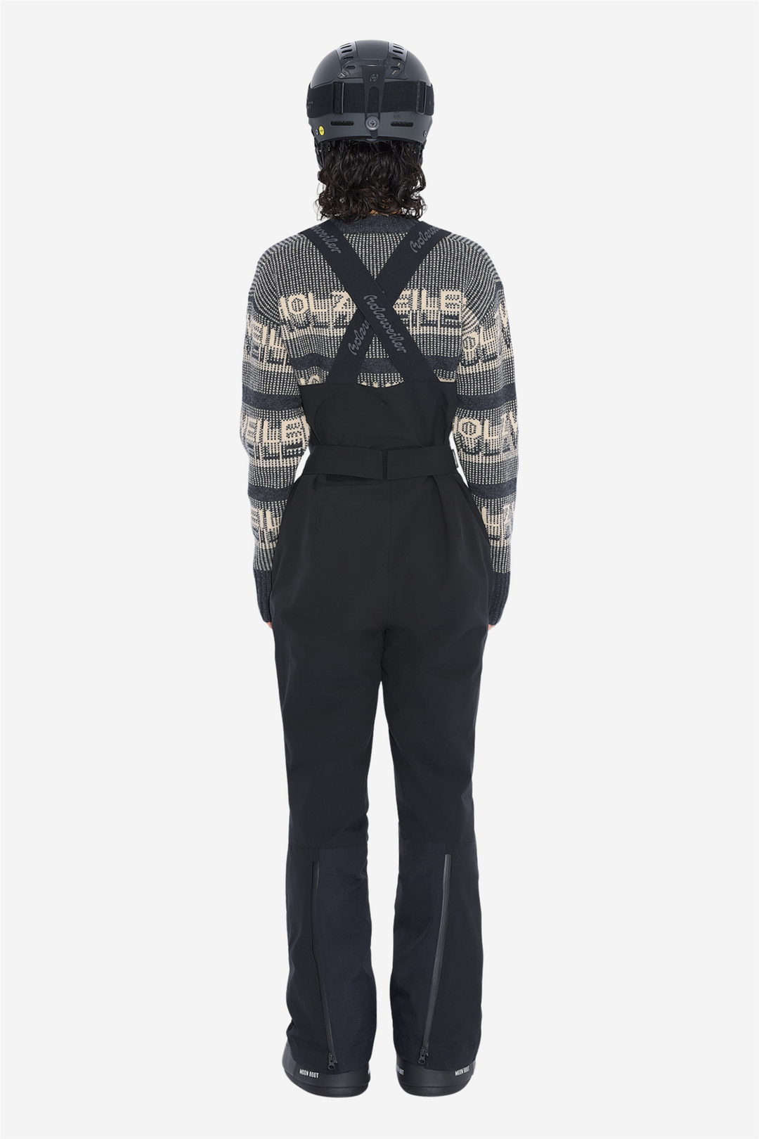 W Tryvann Bib Trousers Dark Grey