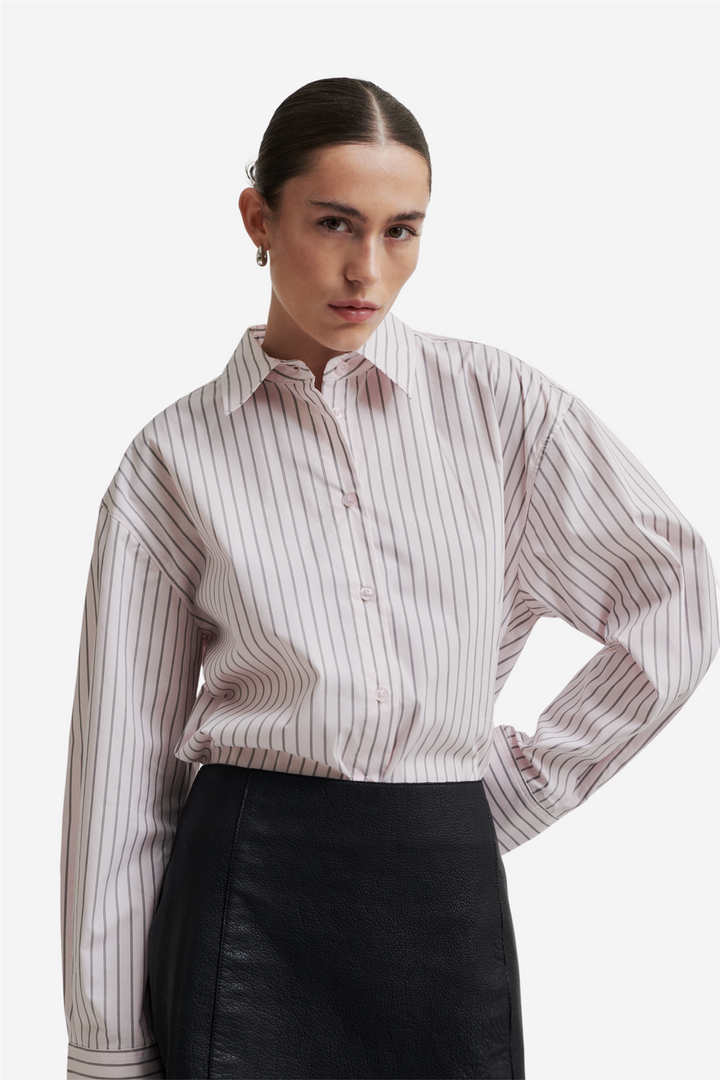 Orleans Leather Skirt Black