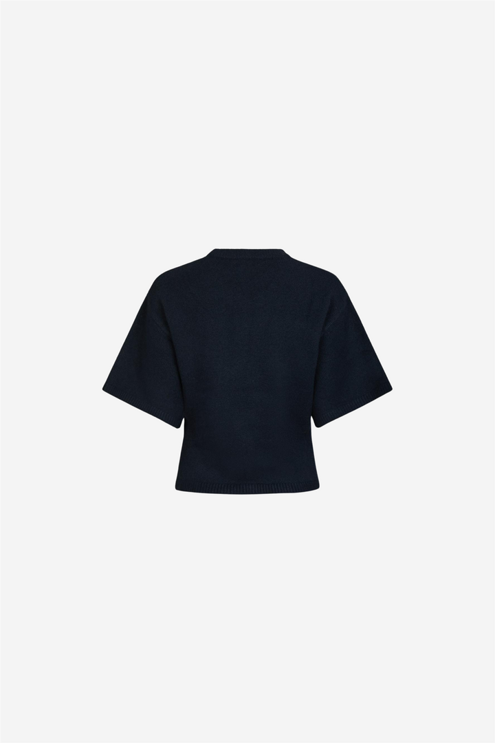 Asha Knit Tee Navy