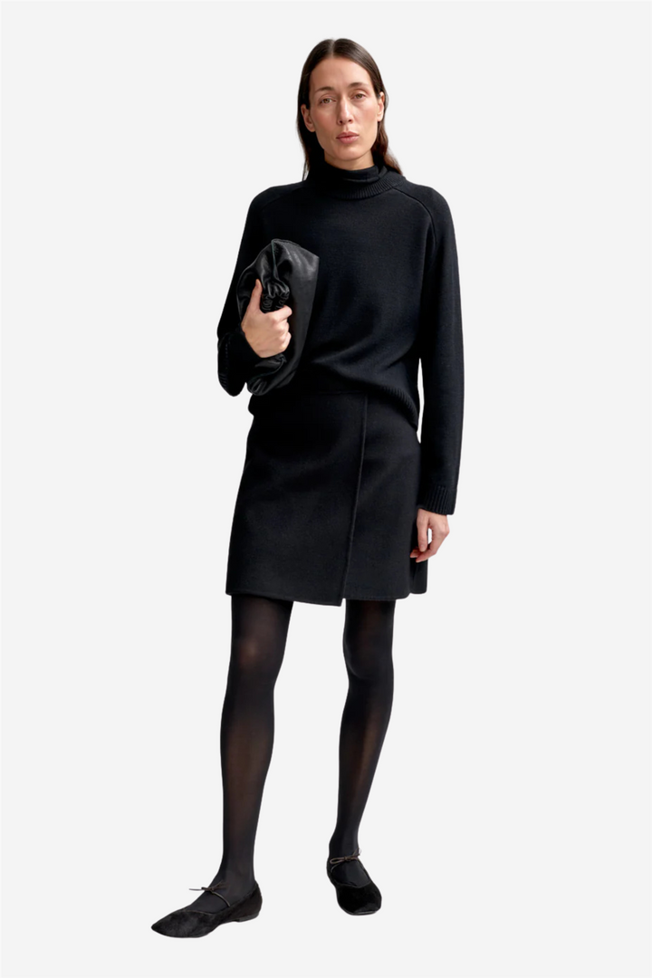 Kaia Wool Skirt Black