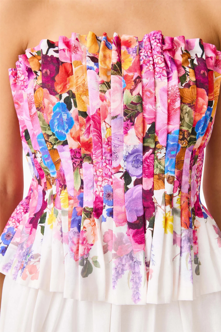 Alice Tiered Gown Ombre Floral