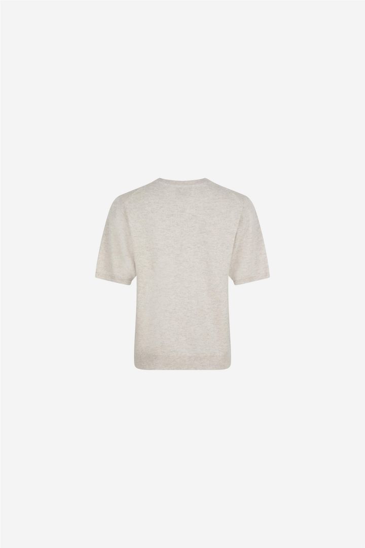 Missy Knit Tee Sand Melange