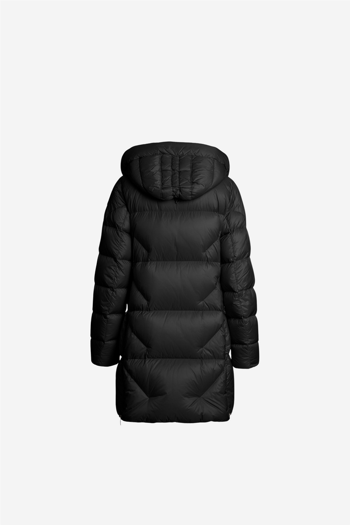 Janet Hooded Down Jacket Black