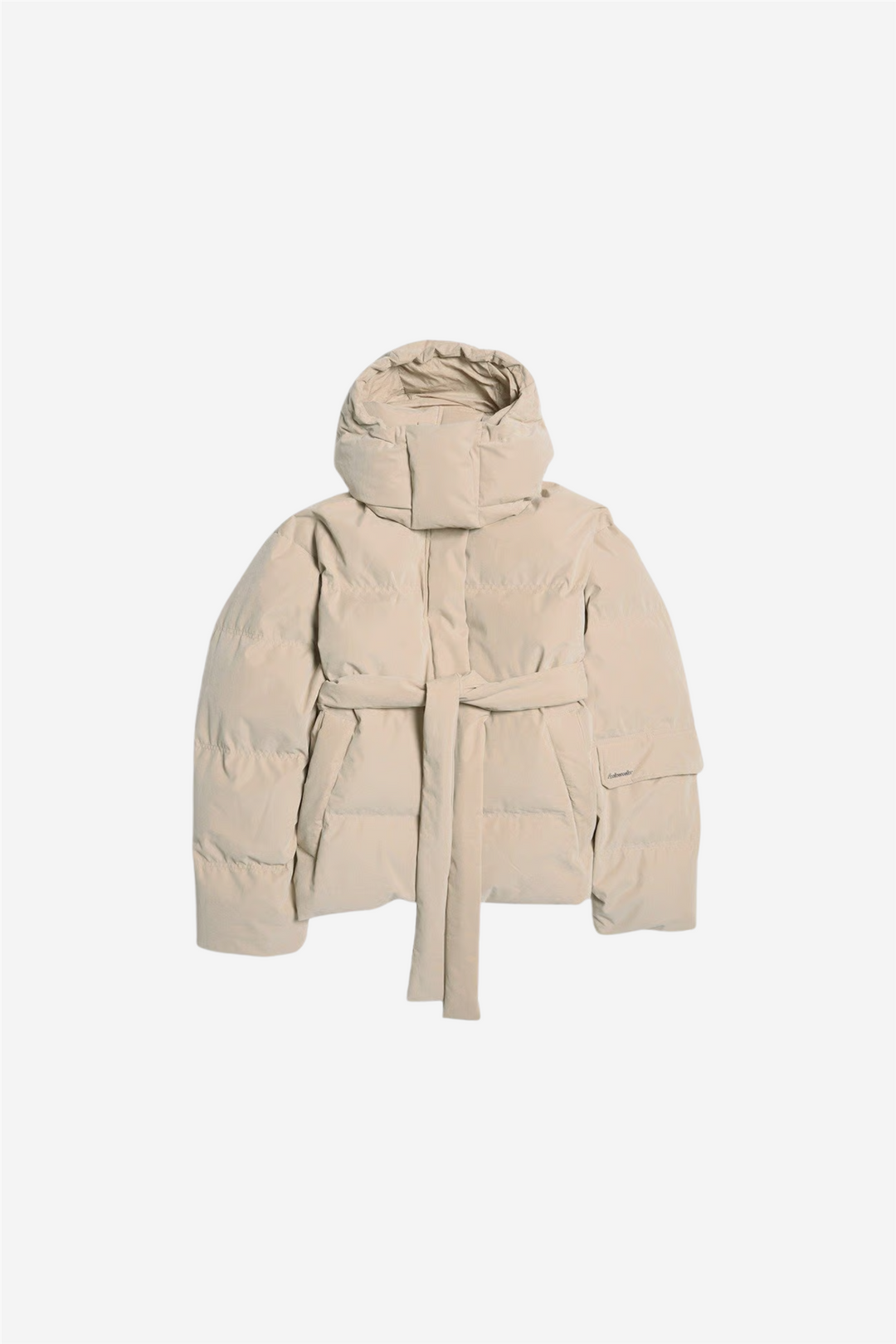 Steilia Brushed Down Jacket Beige