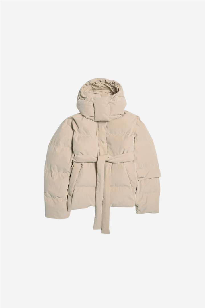 Steilia Brushed Down Jacket Beige