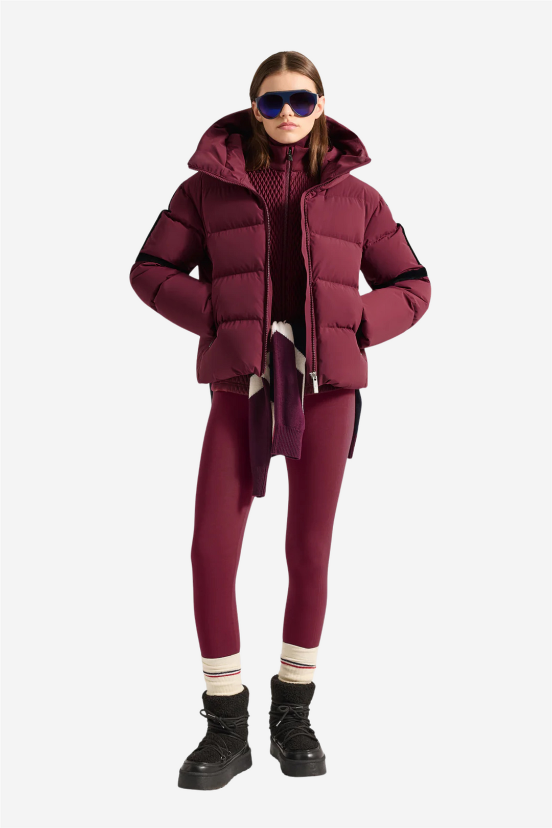 Barsy Jacket Acajou/Noir