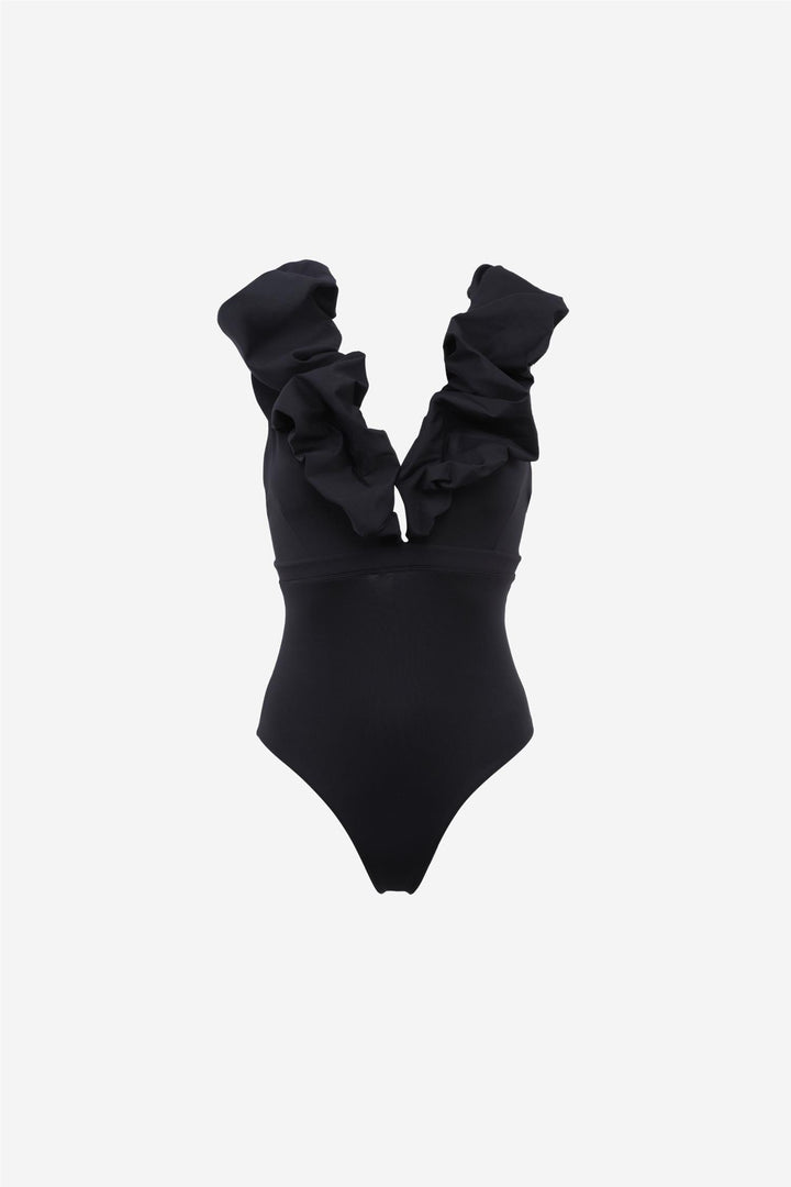 Palazzo 1 Piece Swimsuit Black