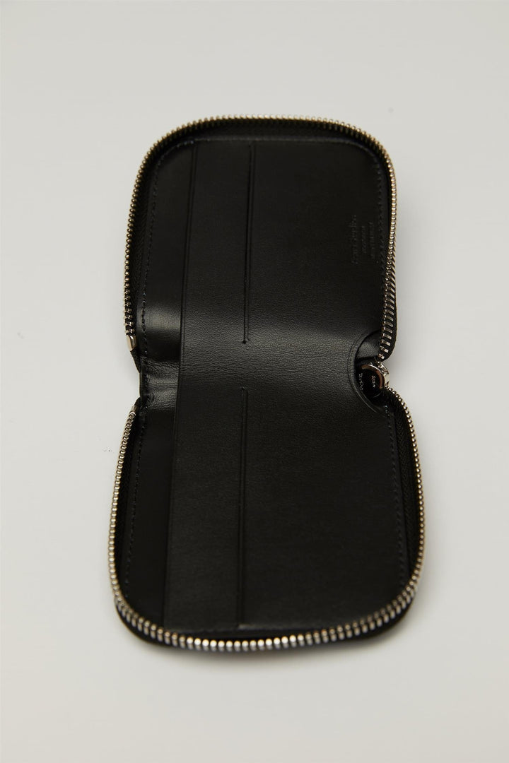 Acne Tilbehør KEI S COMPACT ZIP WALLET BLACK
