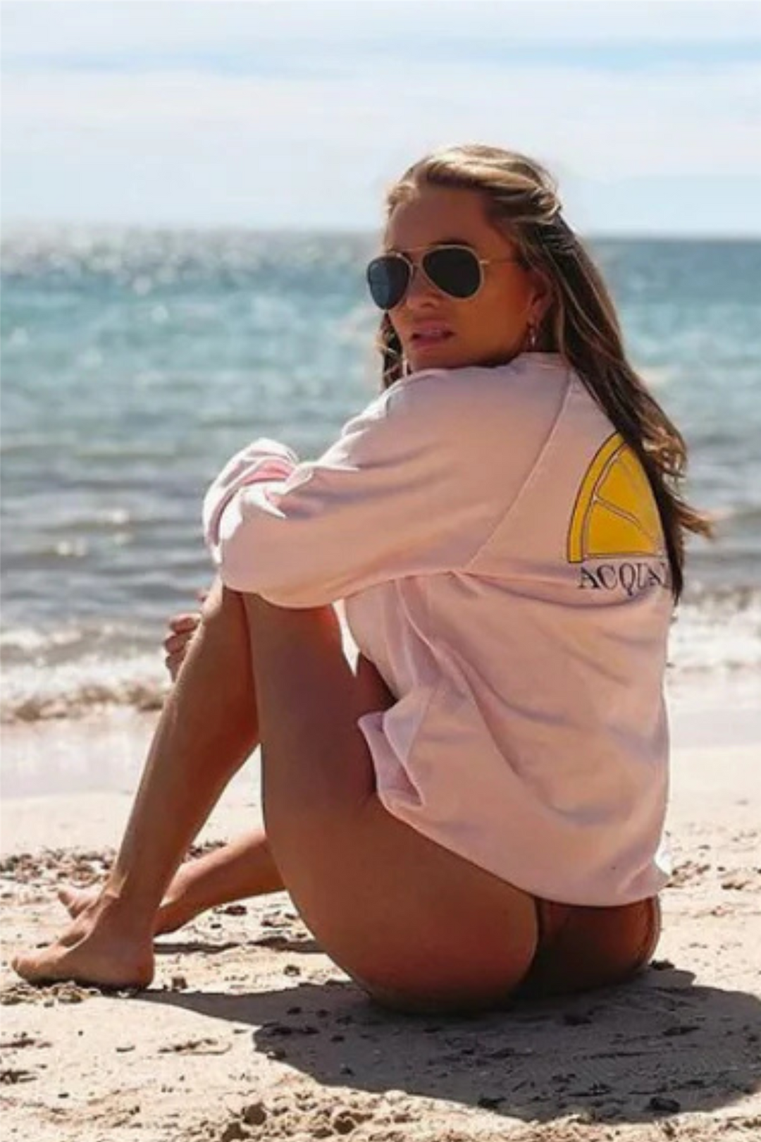 Acqua Limone Genser & Cardigan College Classic Pale Pink