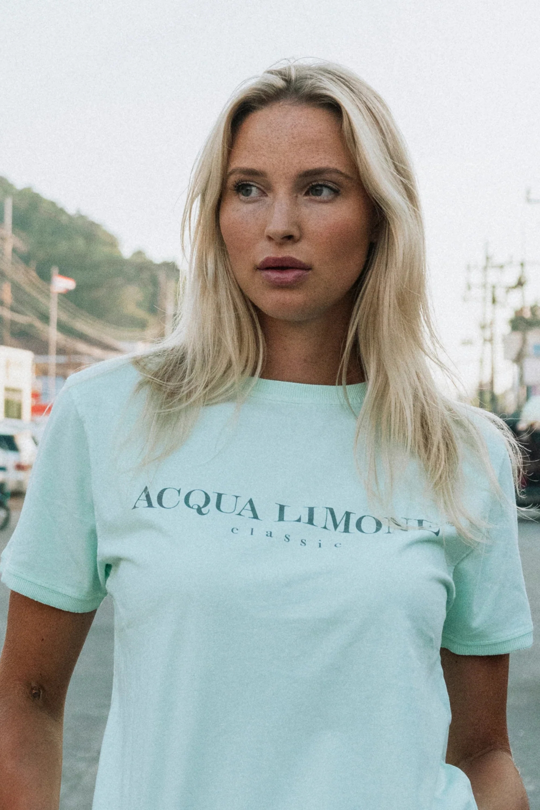 Acqua Limone Topper & t-skjorter T-shirt Classic Aqua