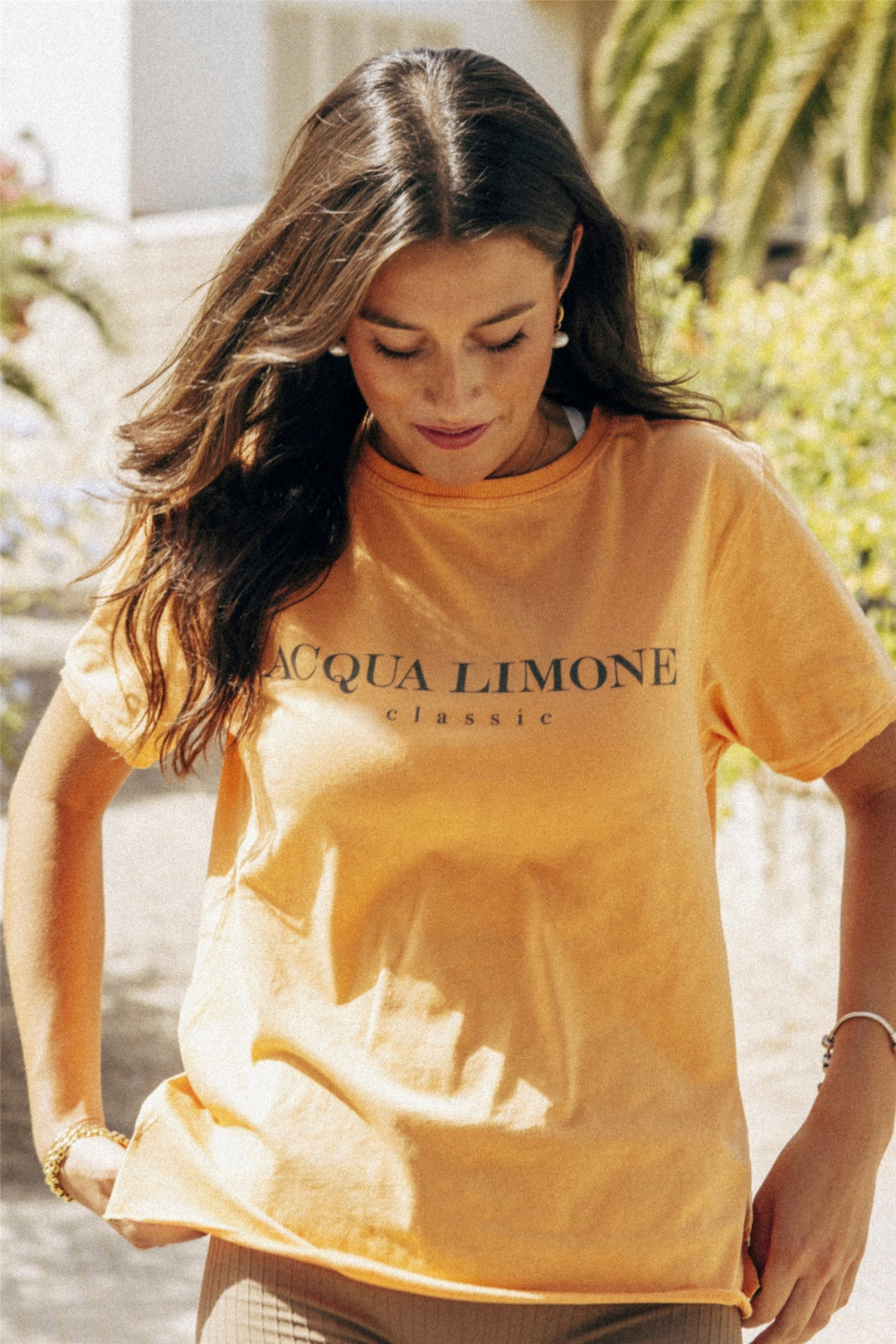 Acqua Limone Topper & t-skjorter T-shirt Classic Orange
