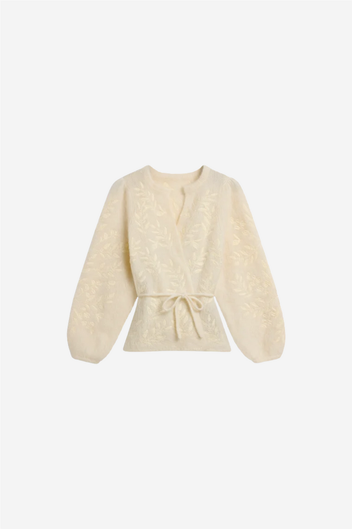 Fiola Chunky Cardigan Bright White