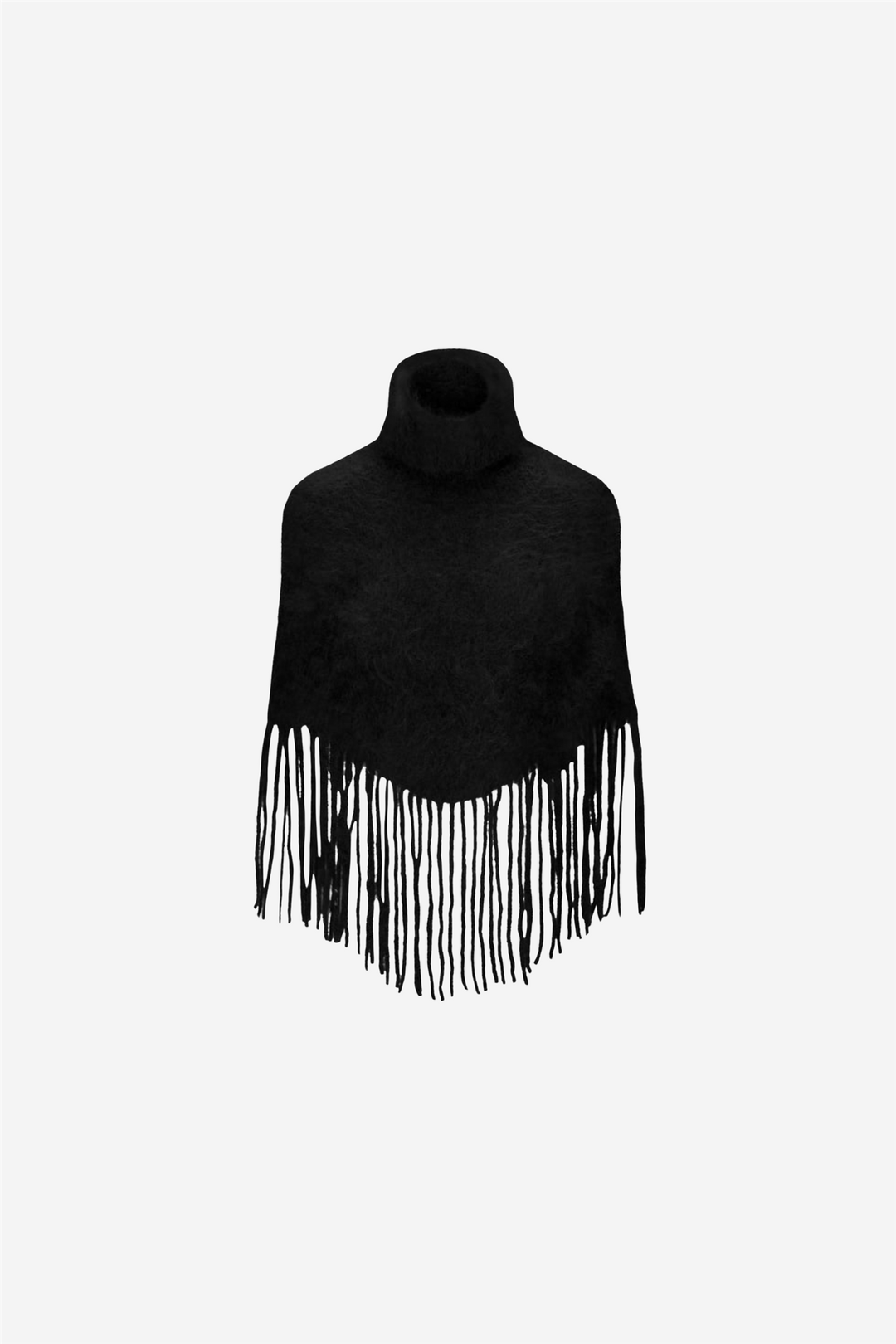 Nikola Chunky Poncho Black