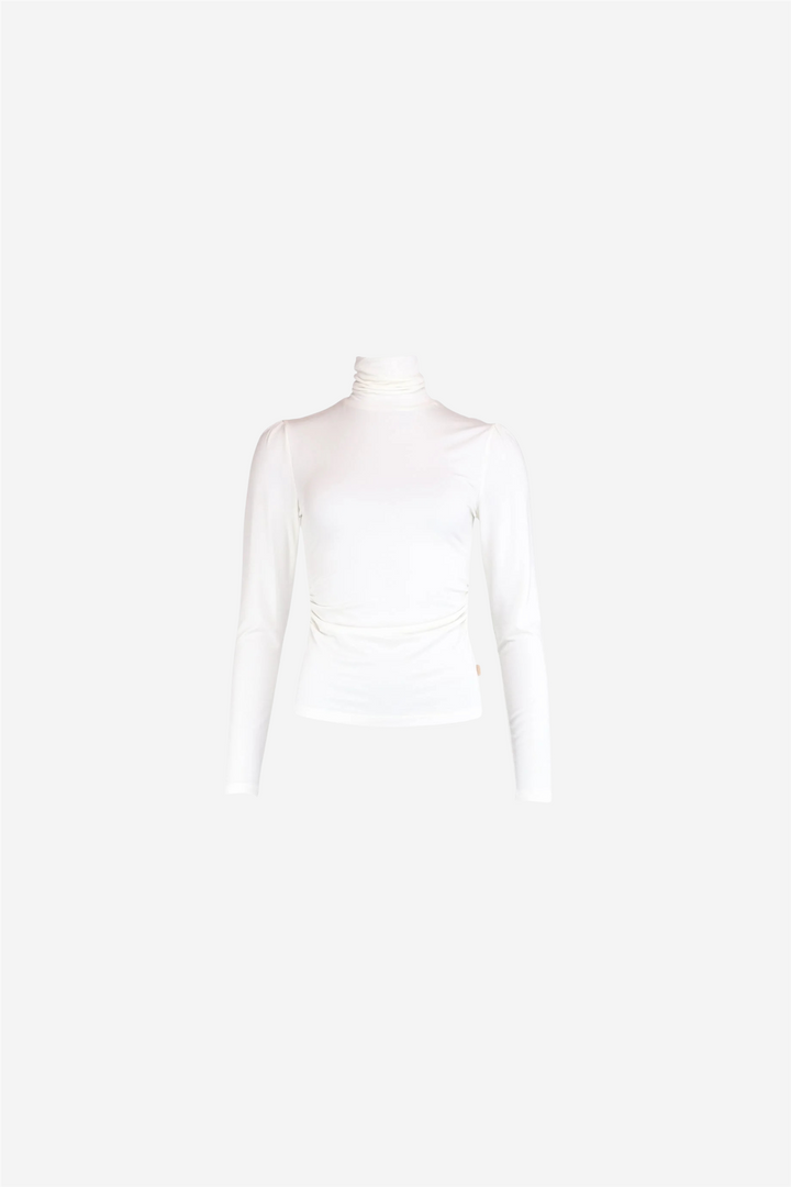 Jersey Turtleneck Off White