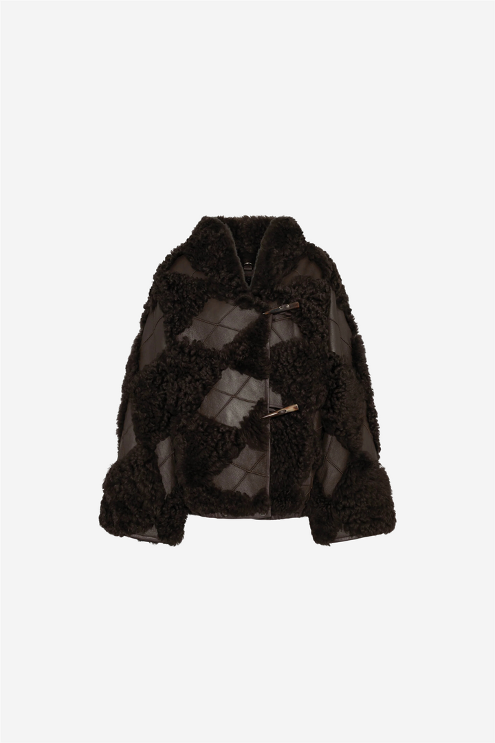 Iceland Shearling Jacket Brown