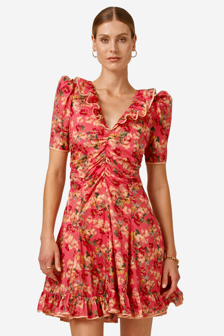 Cotton Party Mini Dress Crush