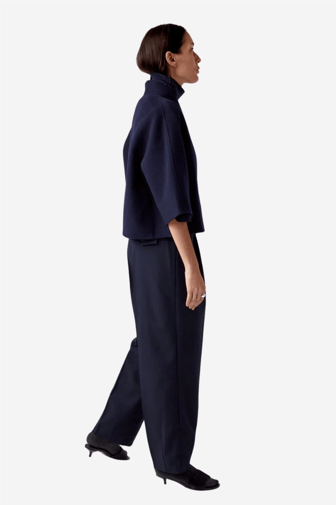 Aks Label Yttertøy Kira Wool Jacket Navy