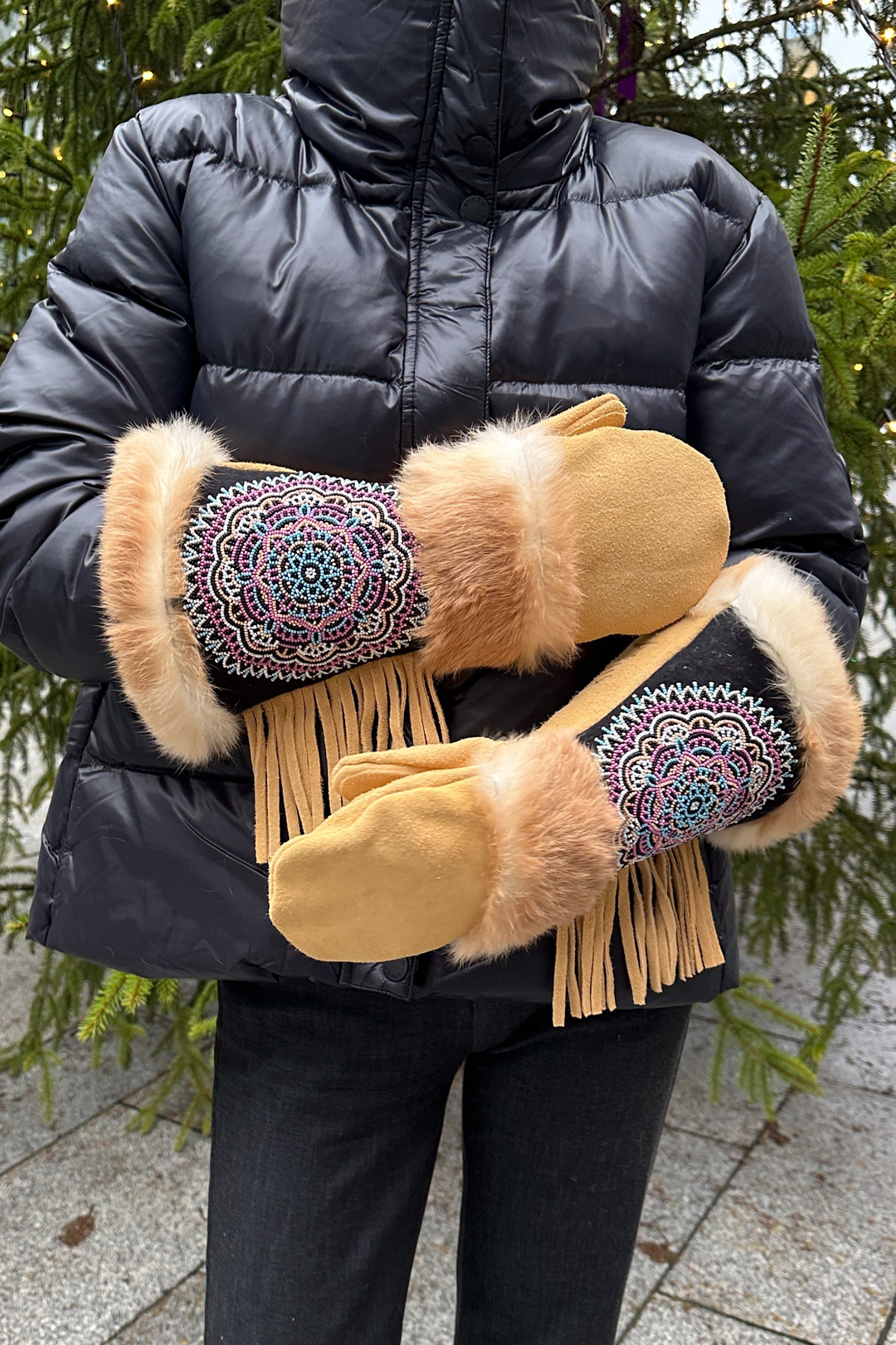 Astis Tilbehør Hayden Leather Mittens