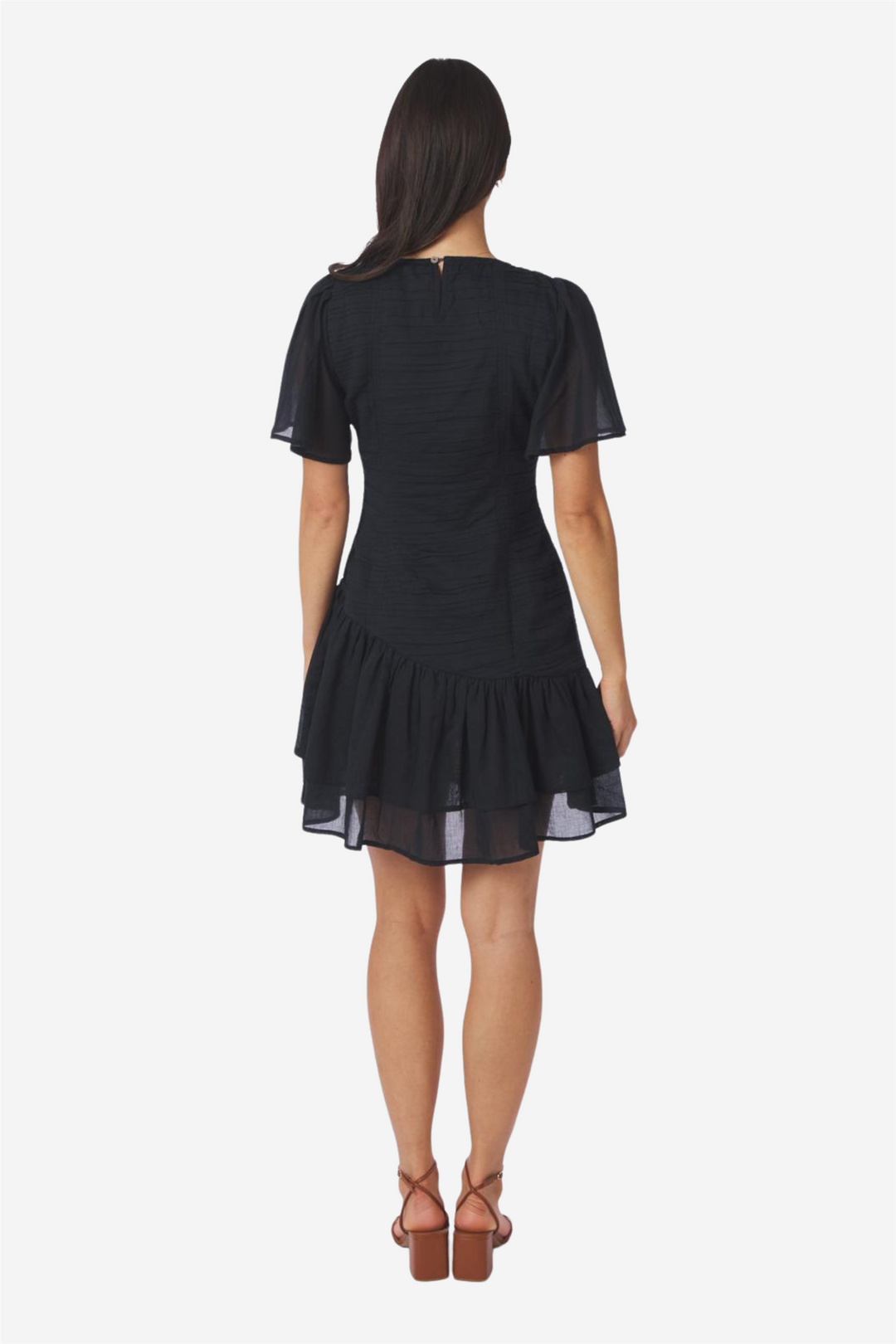 Circle S Voile Dress Navy