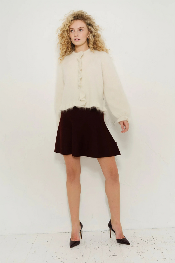 Ana Chunky Cardigan Bright White