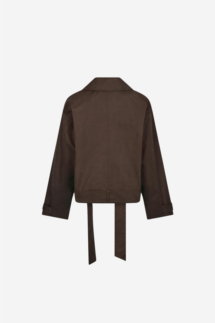 Sia f jacket chocolate brown