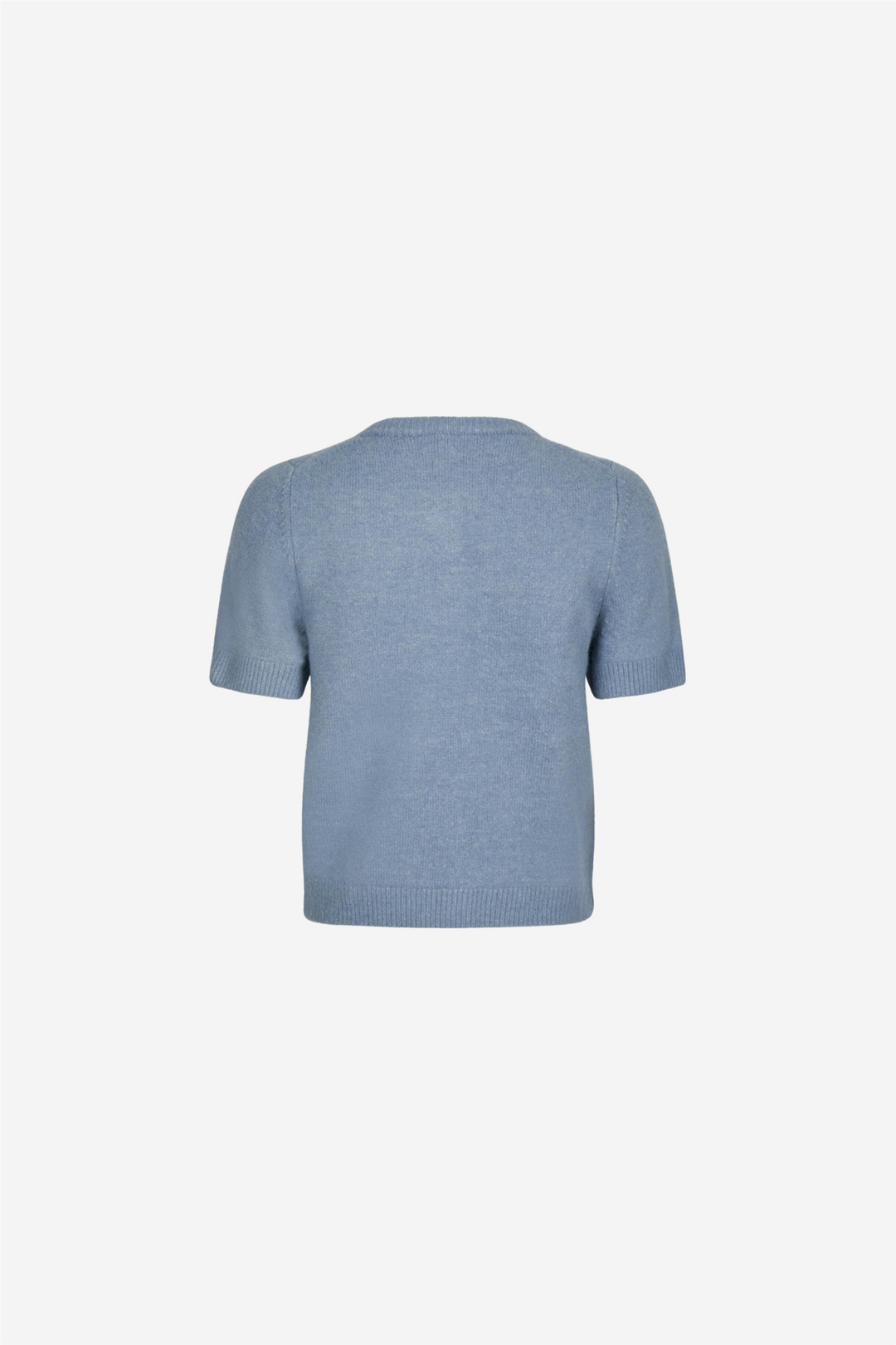 Mitta Knit Blouse Smoke Blue