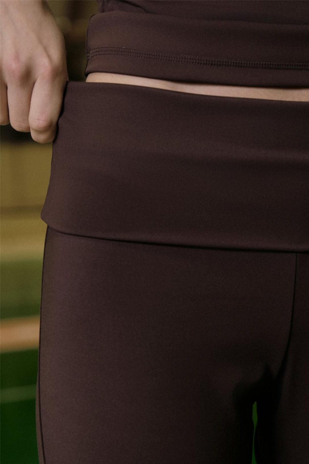 Ulianna Leggings Pants Chocolate Brown