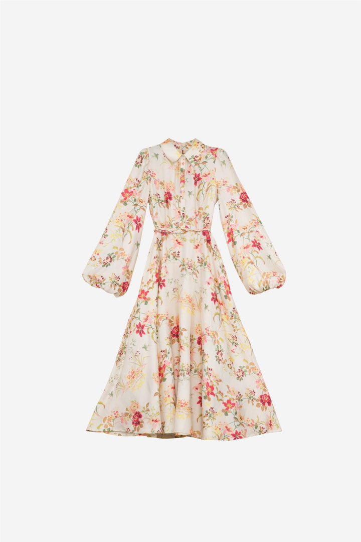 Viscose Shirt Dress Botanical