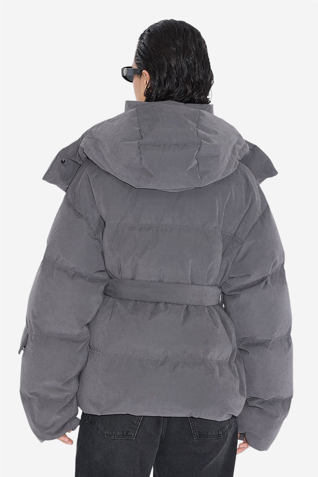Steilia Brushed Down Jacket Grey
