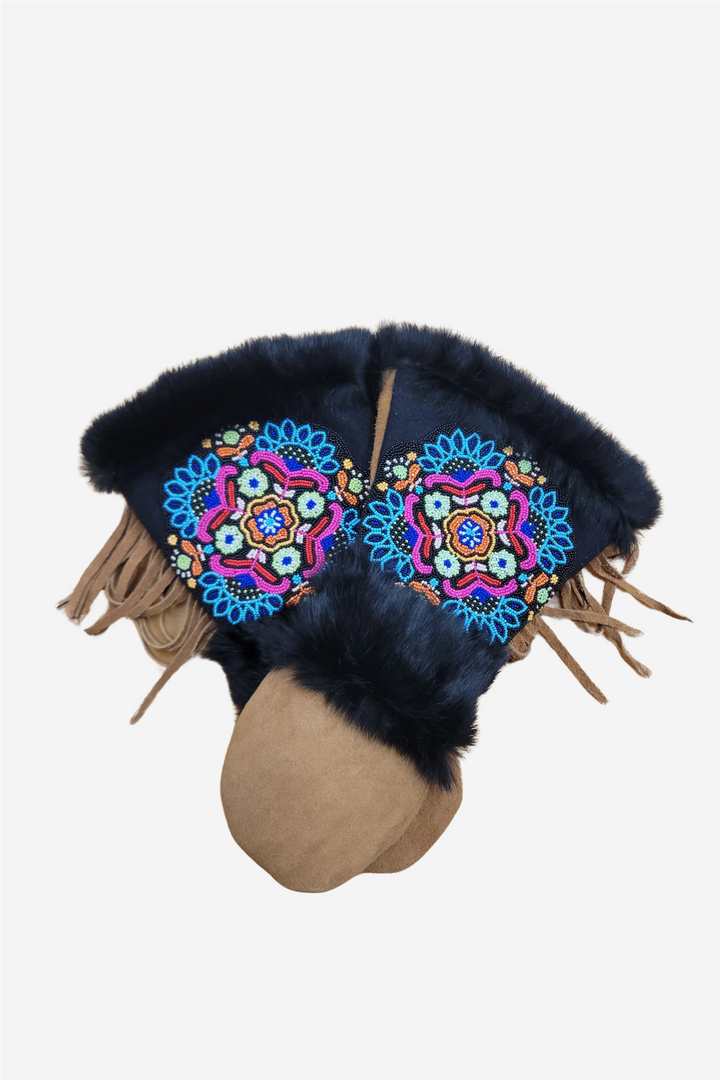 Frazer leather mittens