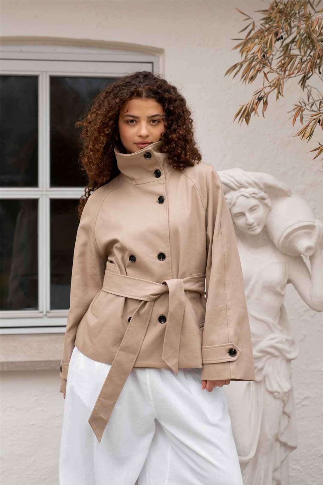 Munet Trench Jacket Sand