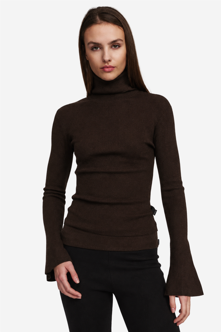 Vilje Merino Sweater Dark Brown