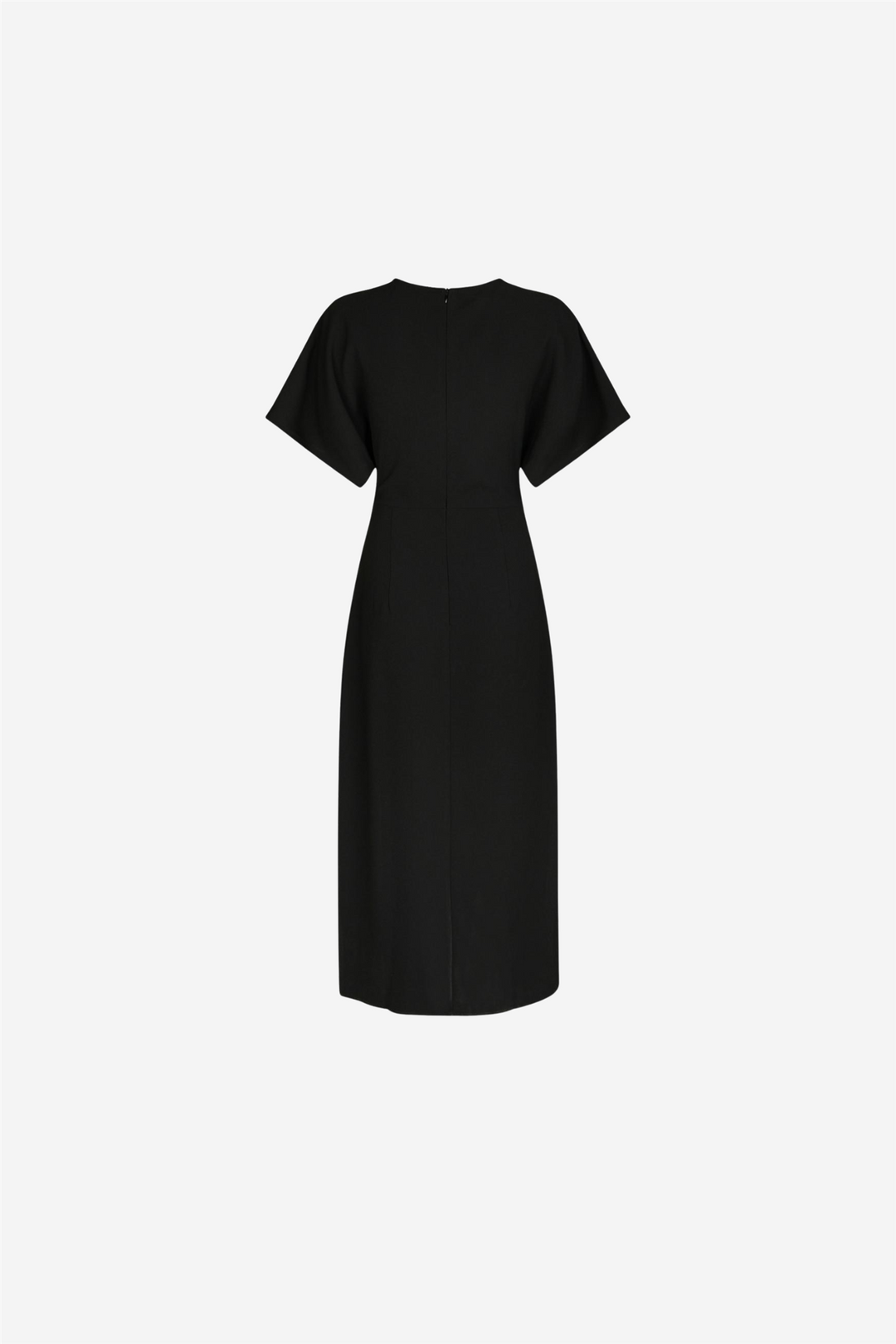 Miloine Drape Dress Black