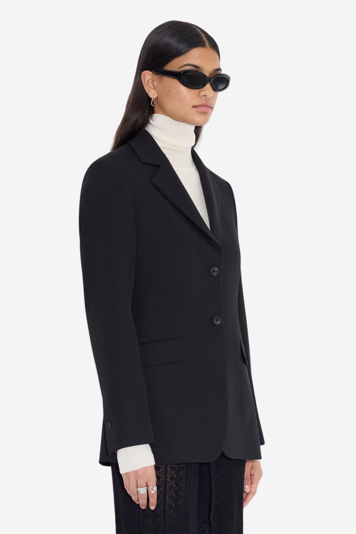 W Regular Suit Jacket Black