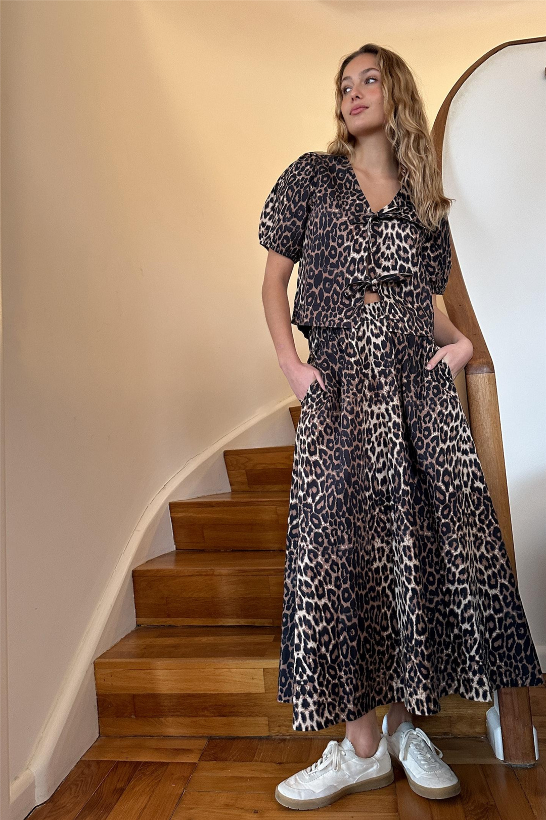 Bianca Leo Bloouse Leopard