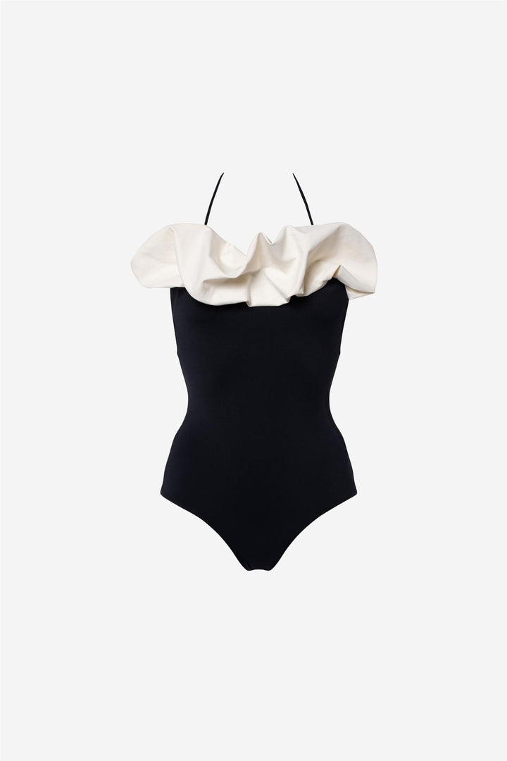Aurora 1 Piece Swimsuit Cream & Black