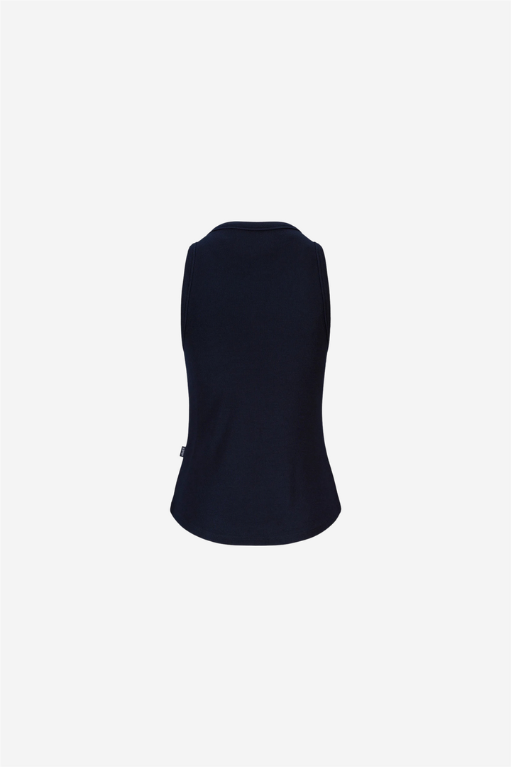 Lea rib singlet navy
