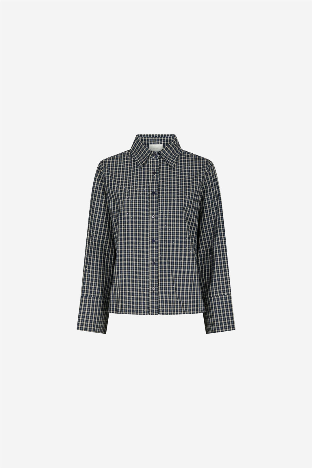 Drew Check Bedaz Shirt Dark Blue