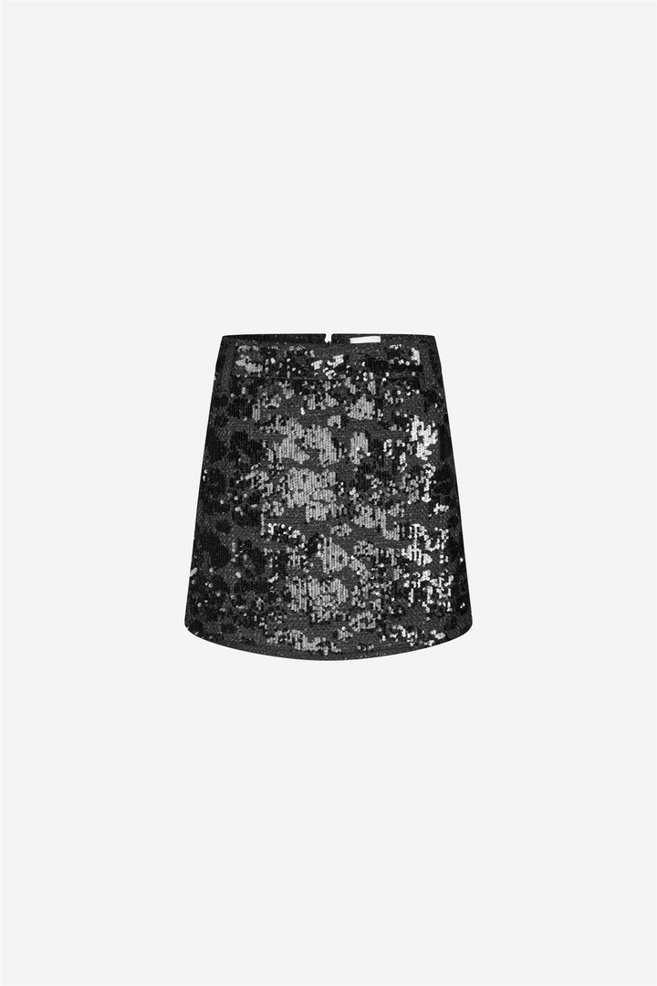 Flakes Skirt Black