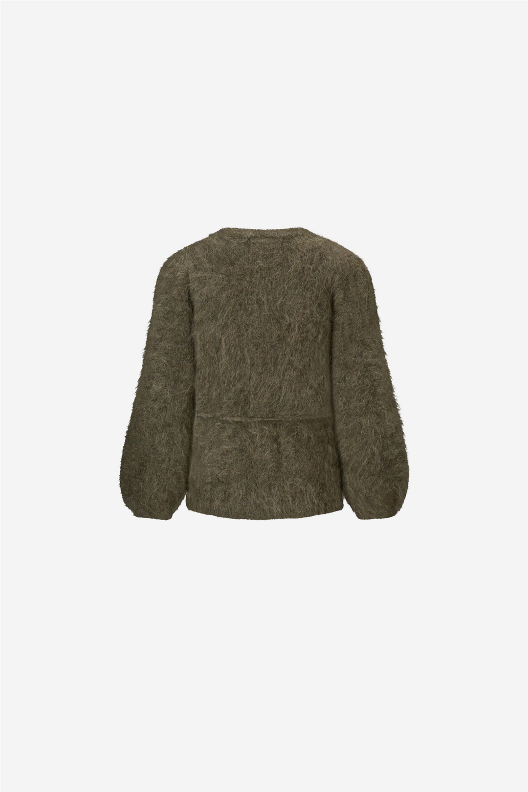 Fredrikke Chunky Cardigan Moss Green