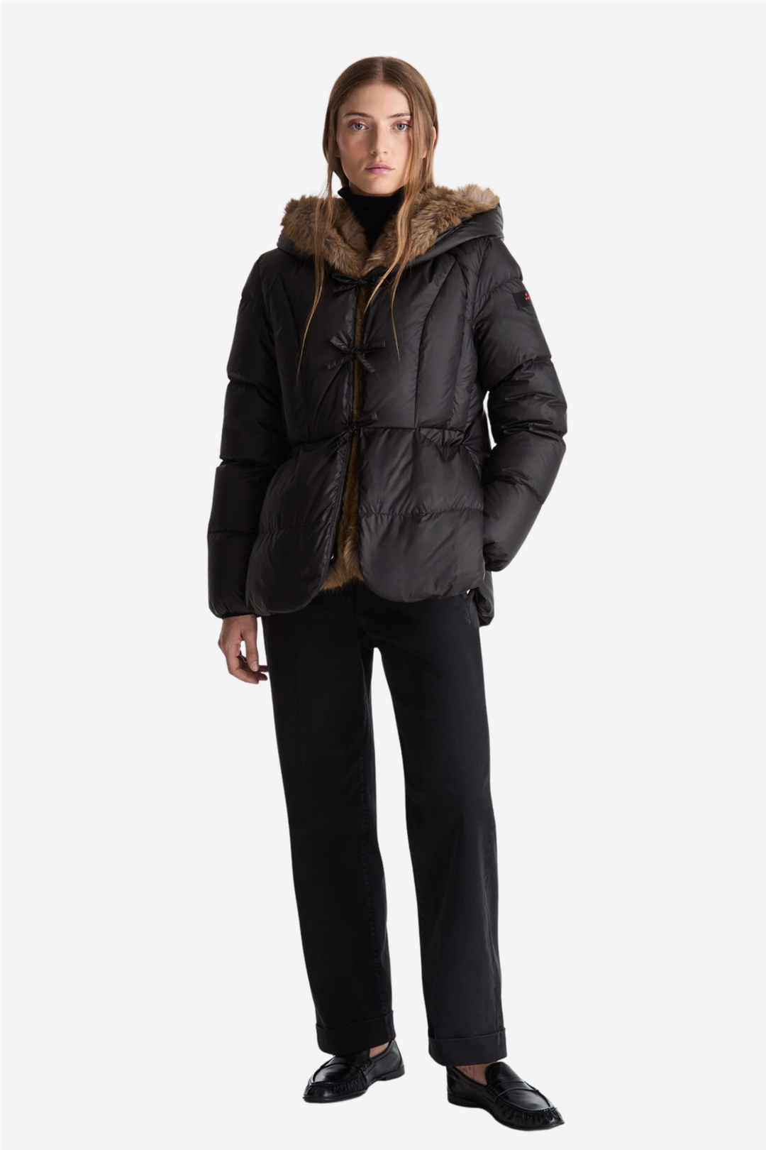 Vertis Mqn Ecofur Short Down Jacket Nero