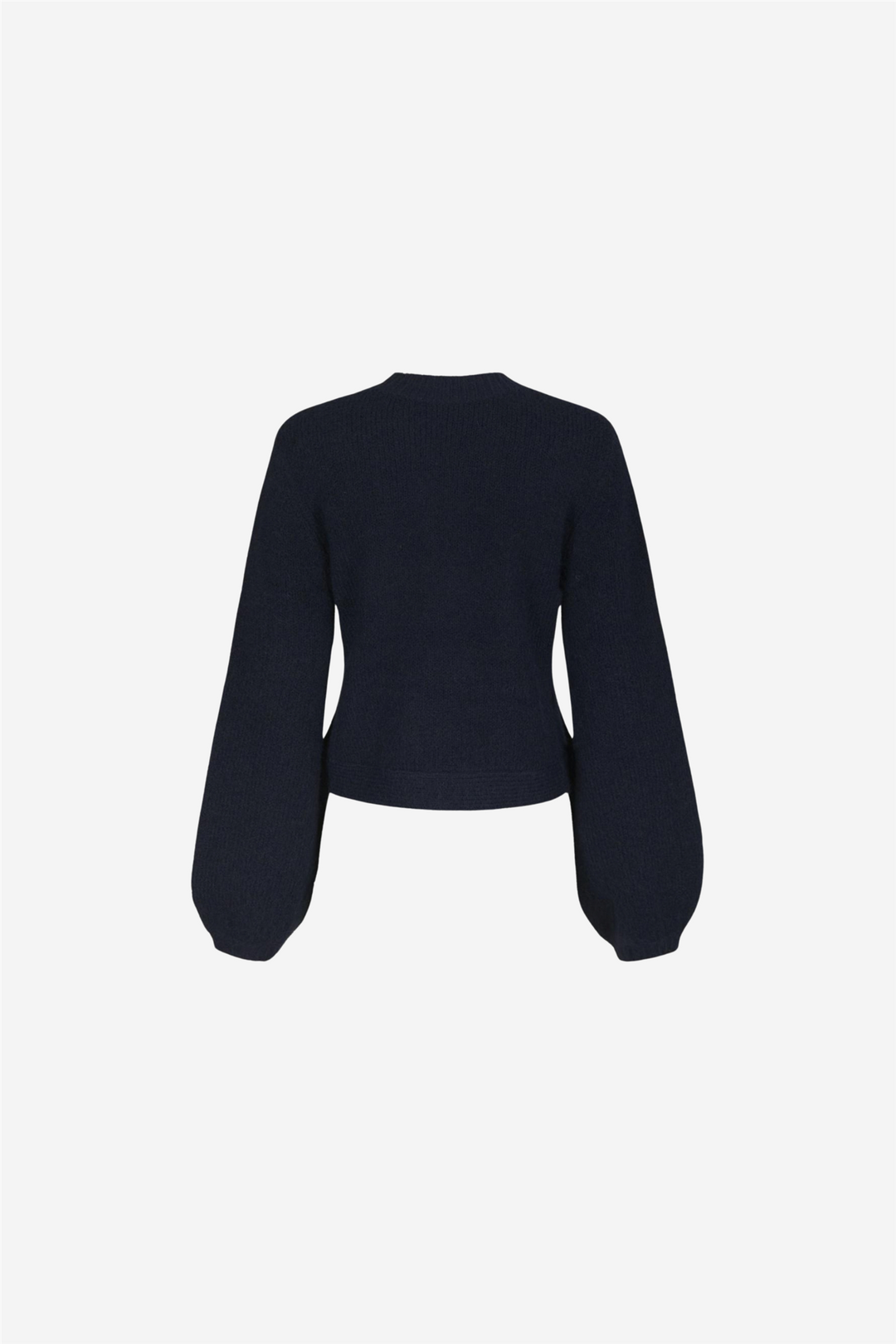 Gio Fluffy Knit Cardigan Navy