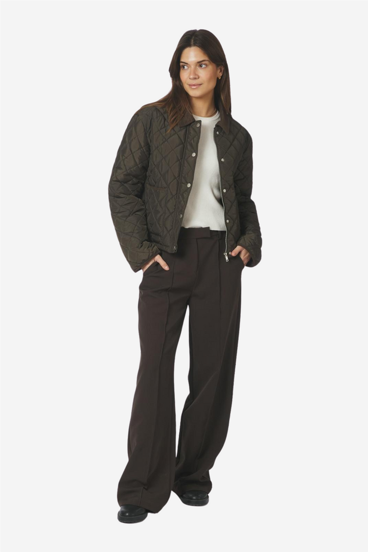 Kanya Quilt Jacket Khaki