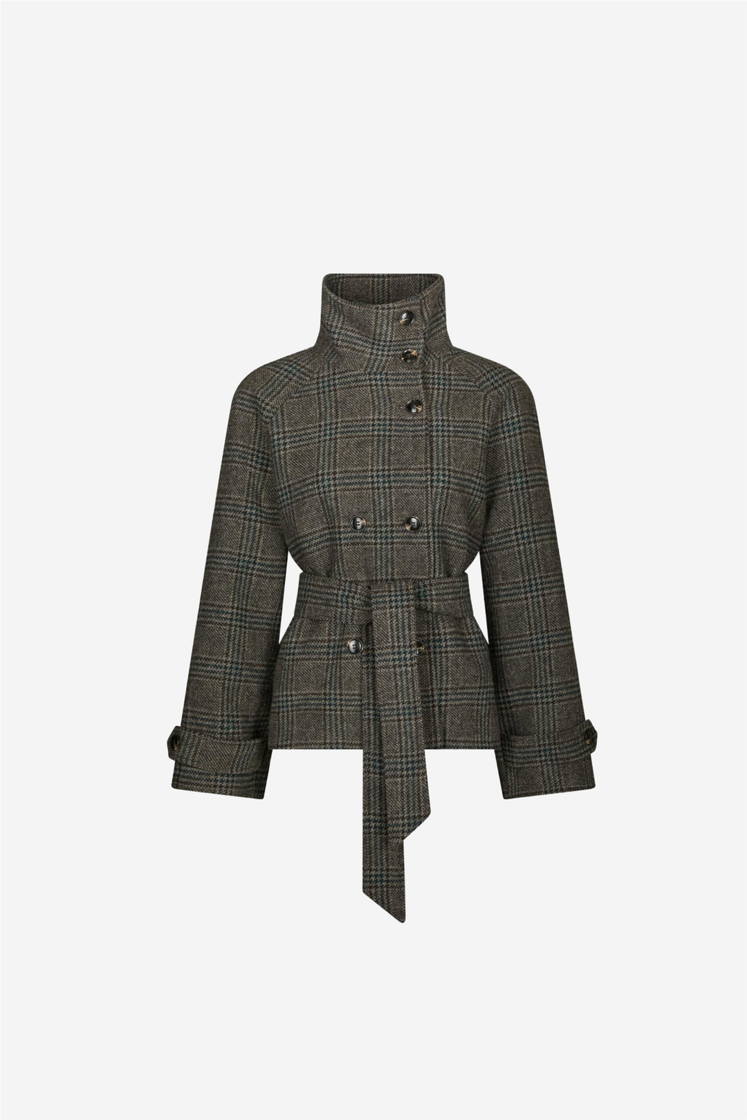 Munet Check Jacket Dark Grey