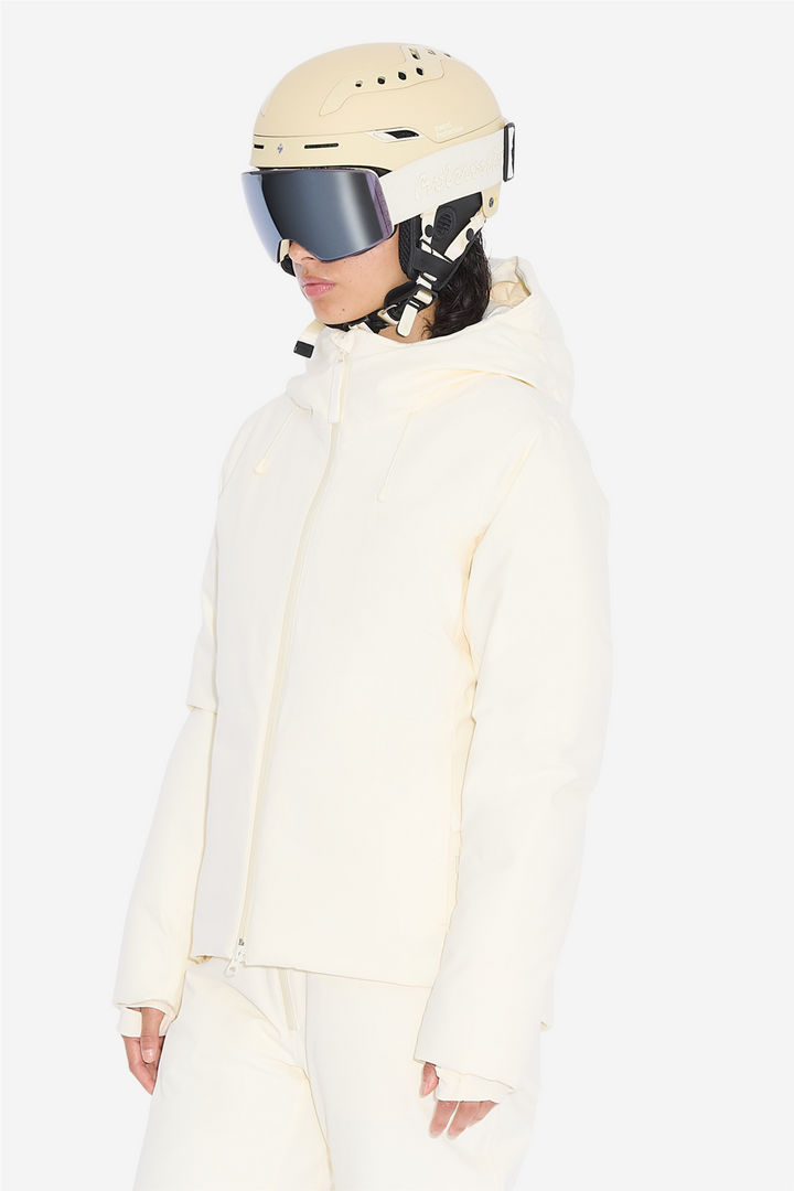 W Tryvann Lt Down Jacket Ecru