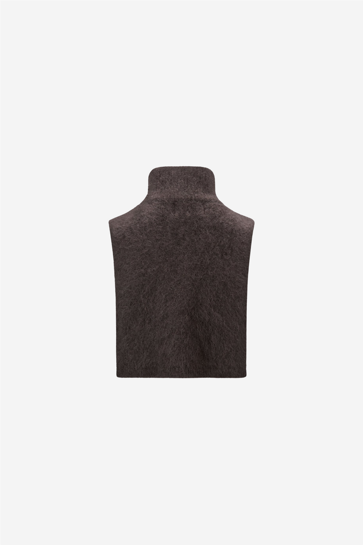 Belinda Chunky High Neck Dark Brown
