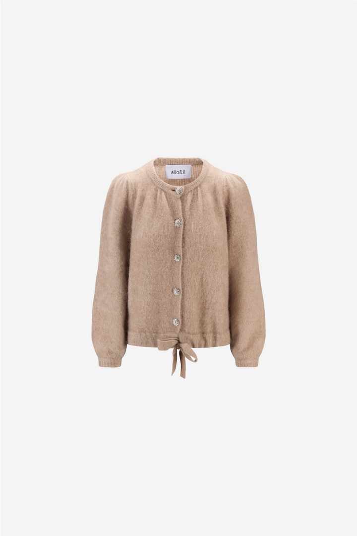 Franca Lux Chunky Cardigan Hazel Beige