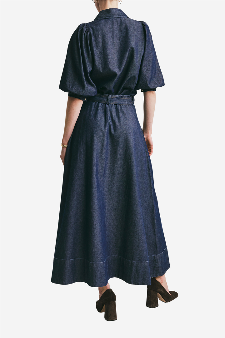 Denim Top Dark Blue